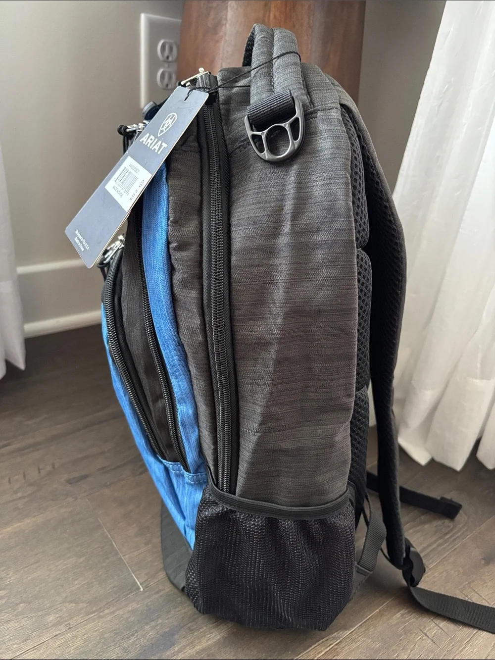 Ariat Logo Backpack,3 zipper compartments,organization slots,bottle holders